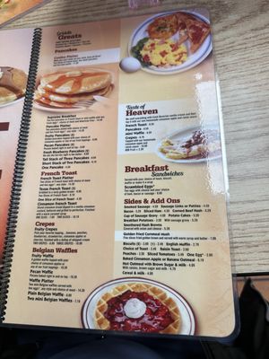Omeletty’s menu 4
